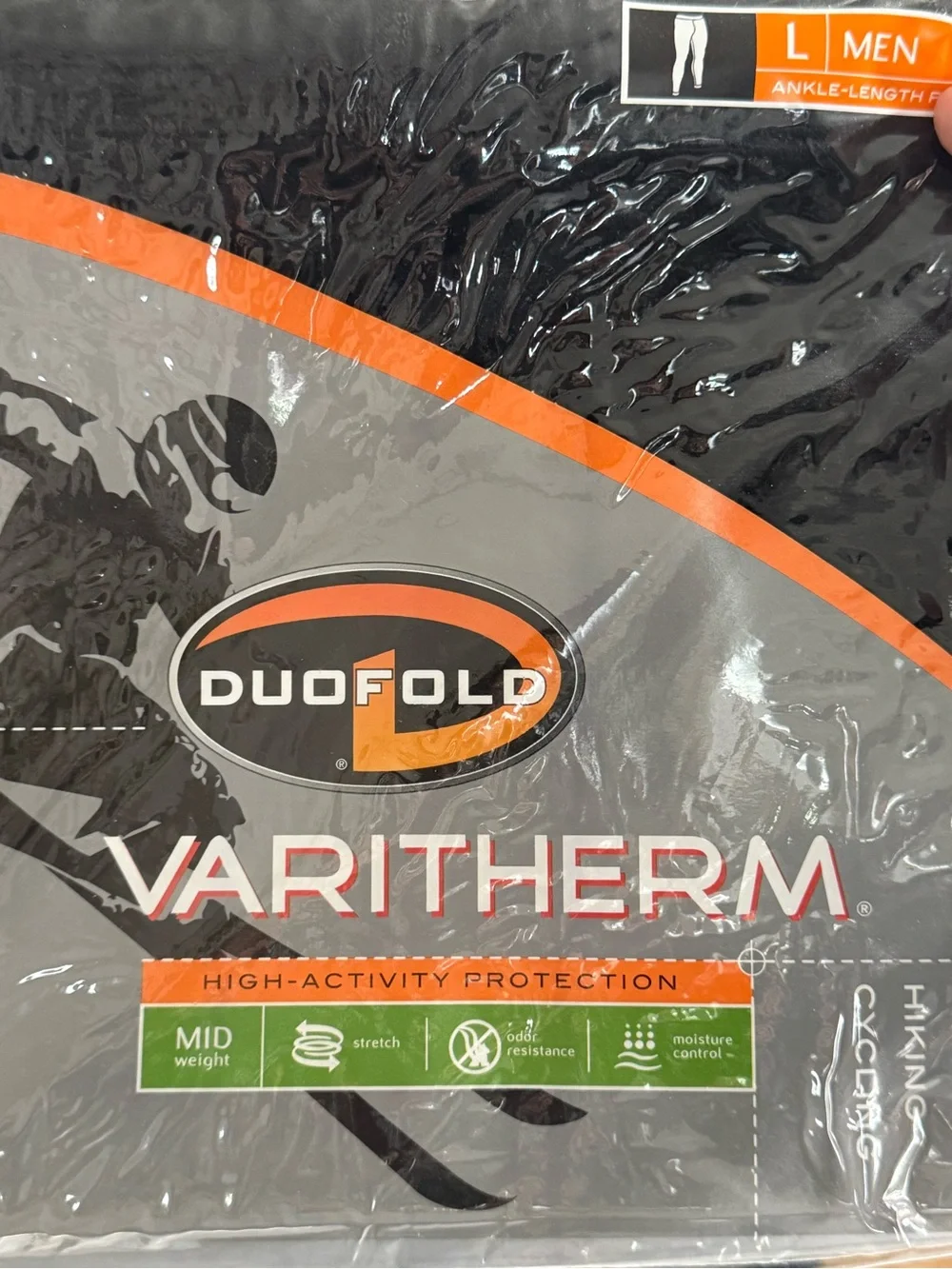Varitherm Men’s Black Thermal Base Layer Pants